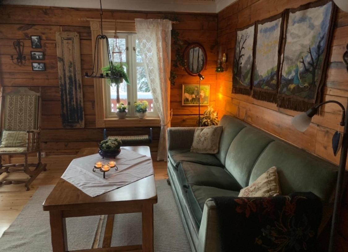 100 Years Old Norwegian Log House In Tromso Villa Buitenkant foto
